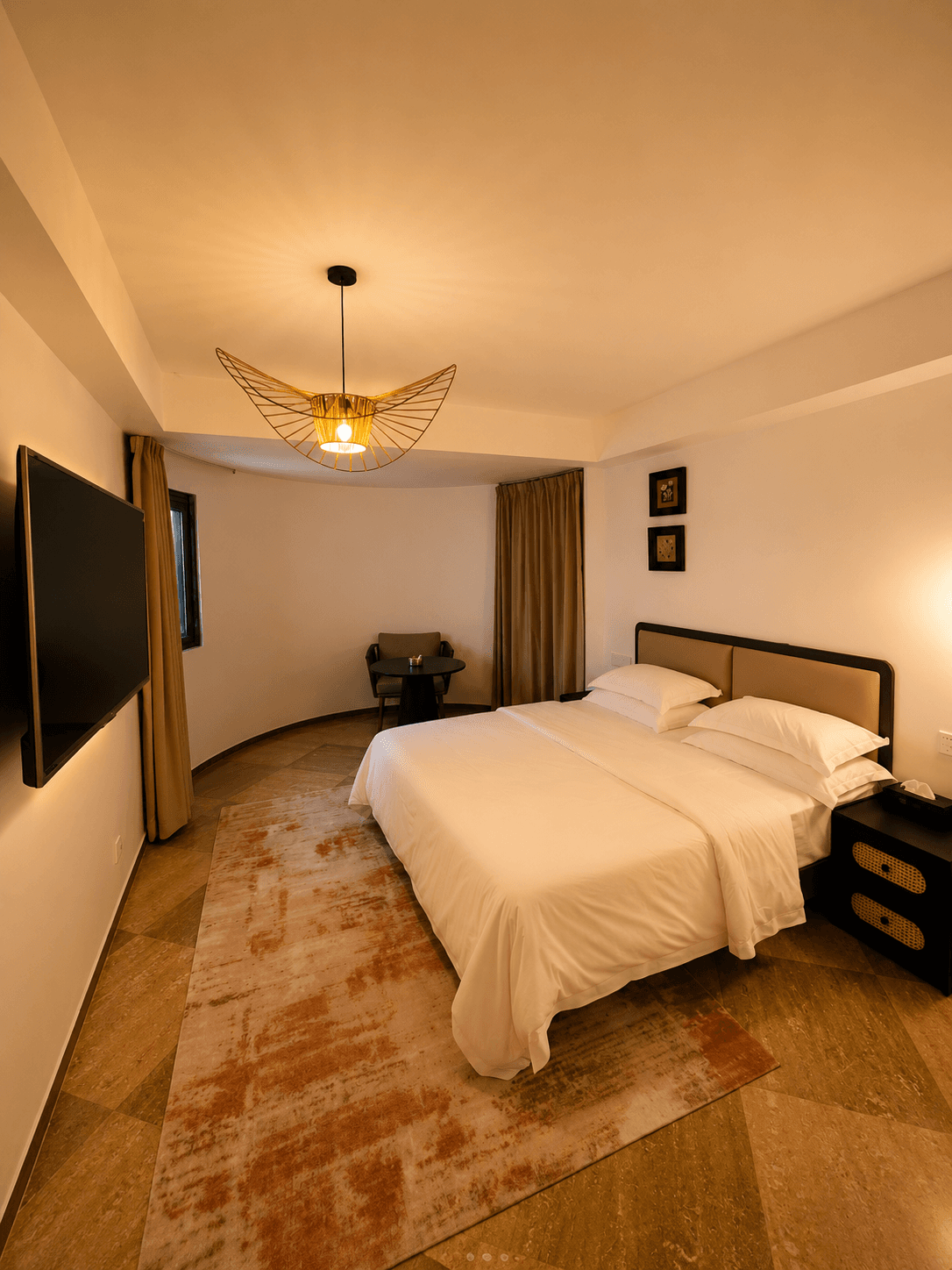 Chambre spacieuse de l'hôtel Jardin d'Orient